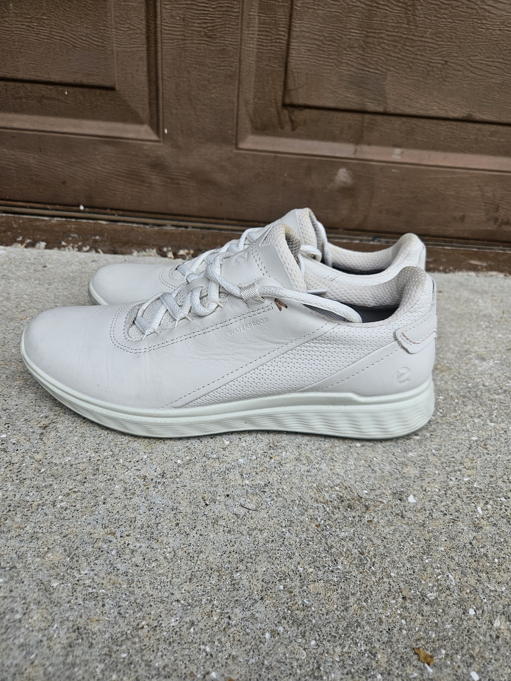 ECCO W S-Casual Hybrid Waterproof Golf Shoes White Women's Size US 8-8.5 EUR 39